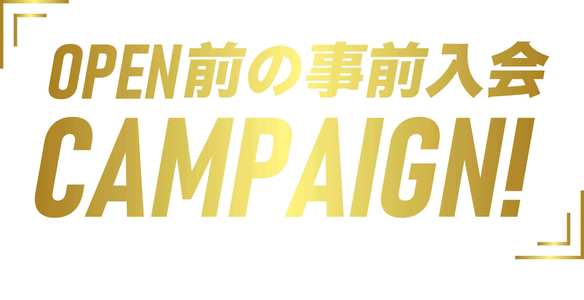 OPEN CAMPAIGN
